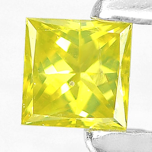 Natural Yellow Loose Diamond 0.14 Ct. Square Princess Cut 2.9 x 2.8 Mm. From Belgium: Product ID: 802104519 Product Name: Natural Enhanced Diamond Weight: 0.14 CT. Size: 2.9 x 2.8 x 2 MM. Shape: Square Princess Cut Color: Yellow Clarity:SI1 Luster: Scintillating Gems Origin: Belgium Tr