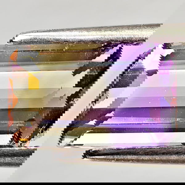 Natural Bi Color Ametrine 2.25 Ct. Octagon Shape 9.6 x 6.1 Mm Gemstone From Bolivia (1 of 3)