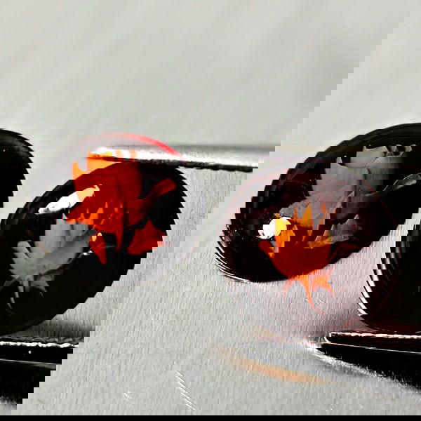 Natural Orange Amber 1.31 Ct. 2 Pcs. Carving With Flowers Three Dimensional Gemstones From Poland: Product ID: 819091030 Product Name: Natural Amber Weight: 1.31 CT. Size: 10.1 x 10.1 x 2.6 MM. Shape: Round Cabochon Color: Brown Yellow Clarity:Clear Luster: Good Gems Origin: Poland Treatment: Unhea