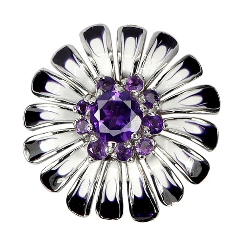Natural Purple Amethyst 925 Sterling Silver Pendant Jewelry 4.60 G. Beautiful Design: Product ID: 281070335 Product Type: 925 Sterling Silver Fine Jewelry Jewelry Weight: 4.60 Grams. Gemstones Color: Purple Metal: Solid Silver 92.5%. Gemstone Detail: Natural Purple Amethyst Round Size 