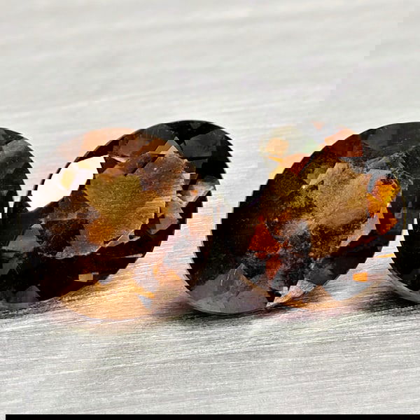 Natural Smokey Quartz 1.55 Ct. 2 Pcs Round Shape 6.1 Mm Gemstones From Brazil (1 of 3)