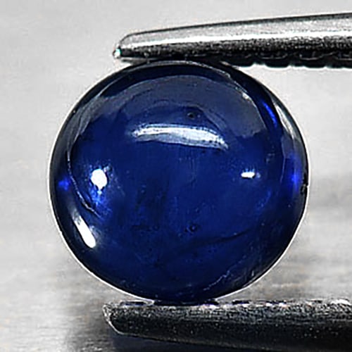 Natural Blue Ceylon Sapphire 1.13 Ct. Oval Cabochon 5.8 x 5.8 Mm. Gemstone From Sir Lanka: Product ID: 806009126 Product Name: Natural Blue Sapphire Weight: 1.13 CT. Size: 5.8 x 5.8 x 3.3 MM. Shape: Round Color: Blue Clarity:Opaque Luster: Good Gems Origin: Ceylon Treatment: Heated Crystal 