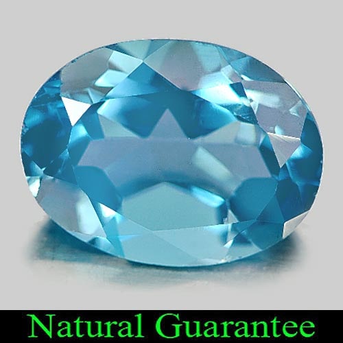 Natural London Blue Topaz 2.01 Ct. VVS Oval Shape 9 x 7 Mm Gemstone From Brazil: Product ID: 807160961 Product Name: Natural Blue Topaz Weight: 2.01 CT. Size: 9 x 7 x 4.4 MM. Shape: Oval Color: London Blue Clarity:VVS Luster: Good Gems Origin: Brazil Treatment: Treated Crystal Str