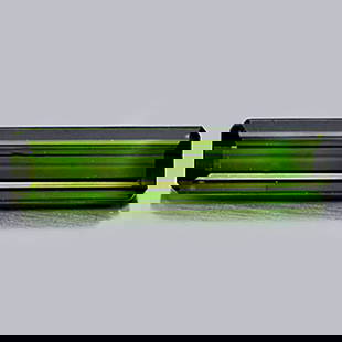 Natural Green Tourmaline 2.06 Ct. VVS Octagon Shape 16.2 x 3.8 Mm Gemstone From Nigeria: Product ID: 807243134 Product Name: Natural Tourmaline Weight: 2.06 CT. Size: 16.2 x 3.8 x 3.4 MM. Shape: Octagon Color: Green Clarity:VVS Luster: Good Gems Origin: Nigeria Treatment: Unheated Crystal