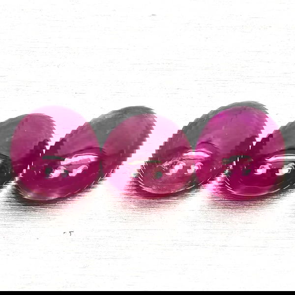 Natural Pink Red Jonson Ruby 1.15 Ct. 3 Pcs Oval Cabochon Shape Gemstones From Mozambique (1 of 3)