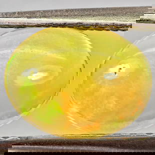 Natural Multi-Color Play Of Colour Opal 0.53 Ct. Oval Cabochon Shape 7.9 x 6.1Mm Gemstone from: Product ID: 818728055 Product Name: Natural Opal Weight: 0.53 CT. Size: 7.9 x 6.1 x 2.7 MM. Shape: Oval Cabochon Color: Multi-Color Clarity:Semi - Transparent Luster: Good Gems Origin: Ethiopia Treatm