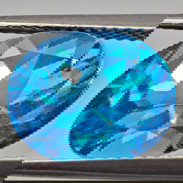 Natural Baby Blue Color Topaz 4.40 Ct. Oval Shape 11.1 x 9 Mm Gemstone From Brazil: Product ID: 807168476 Product Name: Natural Blue Topaz Weight: 4.40 CT. Size: 11.1 x 9 x 6.3 MM. Shape: Oval Shape Color: Baby Blue Color Clarity:VVS - VSI Luster: Good Gems Origin: Brazil Treatment: