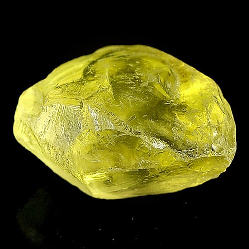 Natural Yellow Quartz Rough 62.15 Ct. Unheated Gemstone  From Brazil (1 of 3)