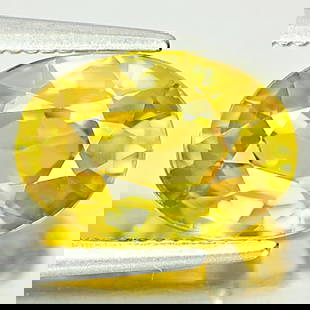 Natural Yellow Zircon 4.44 Ct. VVS Oval Shape 10.2 x 7.1 Mm. Gemstone From Cambodia: Product ID: 807729487 Product Name: Natural Zircon Weight: 4.44 CT. Size: 10.2 x 7.1 x 5.4 MM. Shape: Oval Color: Yellow Clarity:VVS Luster: Very Good Gems Origin: Cambodia Treatment: Heated Crystal S