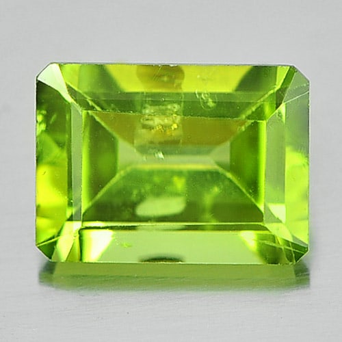 Natural Green Peridot 1.62 Ct. Octagon Shape 8 x 6 Mm. Gemstone From Pakistan: Product ID: 805313926 Product Name: Natural Peridot Weight: 1.62 CT. Size: 8 x 6 x 4 MM. Shape: Octagon Color: Green Clarity:VSI Luster: Good Gems Origin: Pakistan Treatment: Unheated Crystal Structur