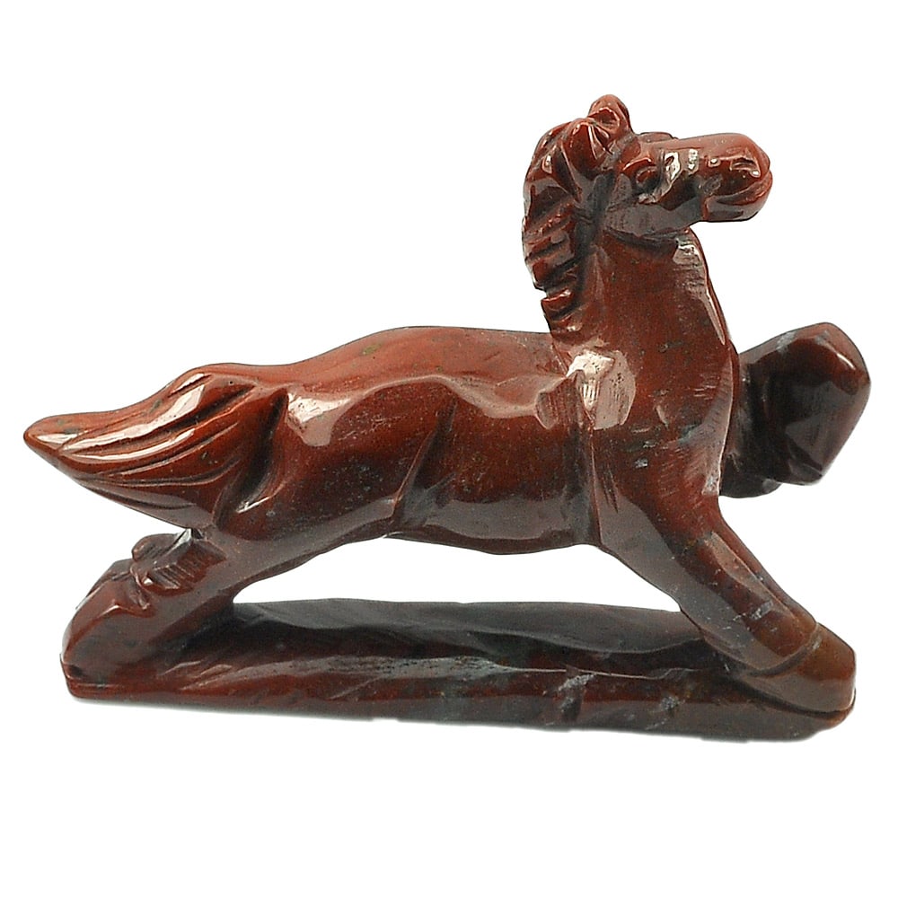 Natural Red Jasper Horse Carving 320.40 Ct. Beautiful Gemstone From Madagascar (1 of 3)