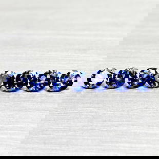 Natural Diffusion Blue Ceylon Sapphire 0.66 Ct. 7 Pcs Round Diamond Cut 2.9 Mm Gemstones From Sri -: Product ID: 806012093 Product Name: Natural Blue Sapphire Weight: 0.66 CT. Size: 2.9 x 2.9 x 1.7 MM. Shape: Round Diamond Cut Color: Diffusion Blue Clarity:VSI Luster: Good Gems Origin: Ceylon, Sri -