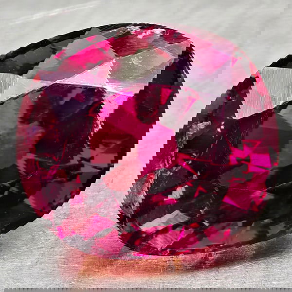 Natural Pink Tourmaline 1.46 Ct. Oval Shape 7.1 x 6.4 Mm.Unheated Gemstone From Nigeria (1 of 3)