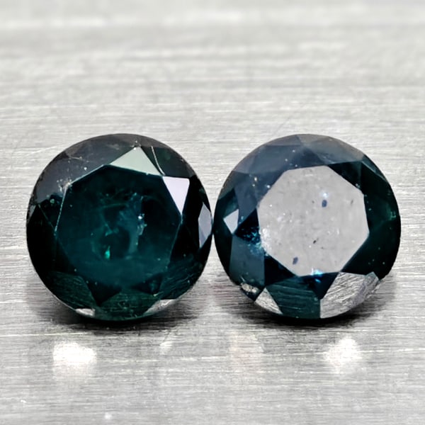 Natural Blue Loose Diamond 0.31 Ct. 2 Pcs Round Diamond Cut 3.3 Mm: Product ID: 502100316 Product Name: Natural Natural Diamond Weight: 0.31 CT. Size: 3.3 x 3.3 x 2.1 MM. Shape: Round Diamond Cut Color: Blue Clarity:SI1 Luster: Good Gems Origin: Belgium Treatment: Tre