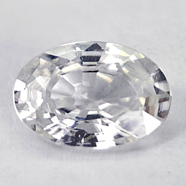 Natural White Zircon 1.02 Ct. Oval Shape 7.1 x 4.9 Mm. Gemstone From Cambodia: Product ID: 807742858 Product Name: Natural Zircon Weight: 1.02 CT. Size: 7.1 x 4.9 x 2.9 MM. Shape: Oval Color: White Clarity:VSI Luster: Good Gems Origin: Cambodia Treatment: Heated Crystal Structur