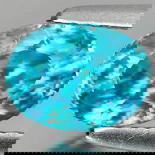 Natural Blue Zircon 2.18 Ct. VVS Oval Shape 7.4 x 5.5 Mm. Gemstone From Cambodia: Product ID: 807720918 Product Name: Natural Zircon Weight: 2.18 CT. Size: 7.4 x 5.5 x 5.3 MM. Shape: Oval Color: Blue Clarity:VVS Luster: Very Good Gems Origin: Cambodia Treatment: Heated Crystal Stru