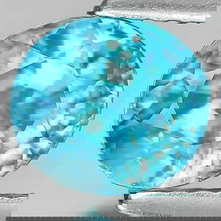 Natural Blue Zircon 2.20 Ct. VVS Oval Shape 6.8 x 6.1 Mm. Gemstone From Cambodia: Product ID: 807720903 Product Name: Natural Zircon Weight: 2.20 CT. Size: 6.8 x 6.1 x 5.3 MM. Shape: Oval Color: Blue Clarity:VVS Luster: Very Good Gems Origin: Cambodia Treatment: Heated Crystal Stru