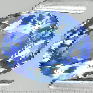 Natural Violetish Blue Tanzanite 0.94 Ct. Clean Oval Shape 7 x 5.7 Mm. Gemstone From Tanzania: Product ID: 807006519 Product Name: Natural Tanzanite Weight: 0.94 CT. Size: 7 x 5.7 x 3.4 MM. Shape: Oval Color: Blue Clarity:IF Luster: Good Gems Origin: Tanzania Treatment: Heated Crystal Structure