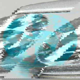 Natural Blue Zircon 1.25 Ct. VVS Oval Shape 7.1 x 5.1 Mm. Gemstone From Cambodia: Product ID: 807711095 Product Name: Natural Zircon Weight: 1.25 CT. Size: 7.1 x 5.1 x 3.4 MM. Shape: Oval Color: Blue Clarity:VVS Luster: Good Gems Origin: Cambodia Treatment: Heated Crystal Structure