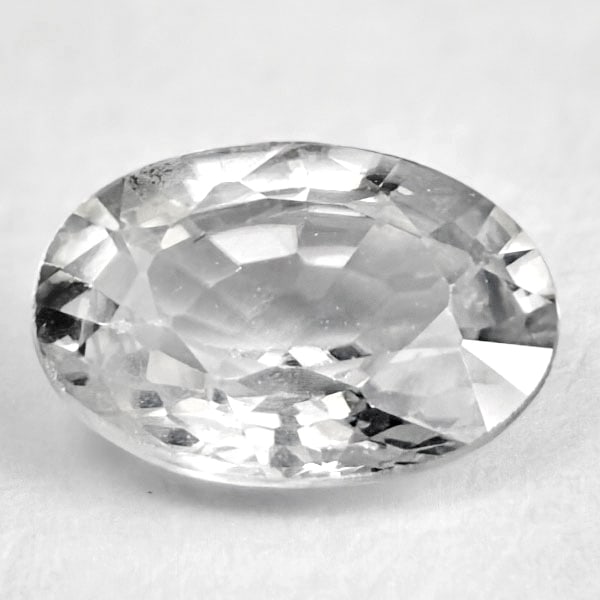 Natural White Zircon 0.99 Ct. Oval Shape 6.9 x 4.9 Mm. Gemstone From Cambodia: Product ID: 807742849 Product Name: Natural Zircon Weight: 0.99 CT. Size: 6.9 x 4.9 x 2.9 MM. Shape: Oval Color: White Clarity:VSI Luster: Good Gems Origin: Cambodia Treatment: Heated Crystal Structur
