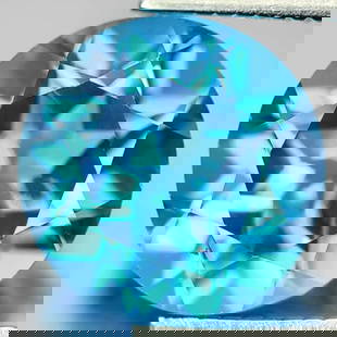Natural Swiss Blue Topaz 3.35 Ct. Round Shape  9.1 Mm. Gemstone From Brazil: Product ID: 807156051 Product Name: Natural Blue Topaz Weight: 3.35 CT. Size: 9.1 x 9.1 x 5.8 MM. Shape: Round Color: Swiss Blue Clarity:SI Luster: Good Gems Origin: Brazil Treatment: Treated Crystal