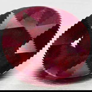 Natural Red Ruby 10.35 Ct. Oval Shape 13.8 x 10.5 Mm Gemstone From Madagascar: Product ID: 805935454 Product Name: Natural Ruby Weight: 10.35 CT. Size: 13.8 x 10.5 x 7.6 MM. Shape: Oval Color: Red Clarity:VSI Luster: Good Gems Origin: Madagascar Treatment: Heated (Lead-glass fil