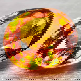 Natural Orange Spessartine Garnet 0.71 Ct. Oval Shape 5.4 x 4.8 Mm Gemstone From Nigeria: Product ID: 102904160 Product Name: Natural Spessartine Weight: 0.71 CT. Size: 5.4 x 4.8 x 2.8 MM. Shape: Oval Color: Orange Clarity:IF Luster: Good Gems Origin: Nigeria Treatment: Unheated Crystal St