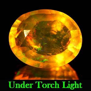 Natural Multi Color Opal 1.02 Ct. Oval Shape 8.1 x 6.6 Mm Gemstone From Ethiopia: Product ID: 818711714 Product Name: Natural Opal Weight: 1.02 CT. Size: 8.1 x 6.6 x 4.5 MM. Shape: Oval Color: Multi Color Clarity:Semi - Transparent Luster: Good Gems Origin: Ethiopia Treatment: Unhe