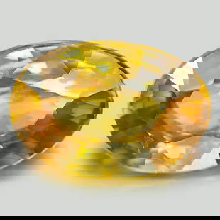Natural Yellow Zircon 4.09 Ct. Oval Shape 10.7 x 7.5 Mm Gemstone From Cambodia: Product ID: 807729038 Product Name: Natural Zircon Weight: 4.09 CT. Size: 10.7 x 7.5 x 5 MM. Shape: Oval Color: Yellow Clarity:VSI Luster: Good Gems Origin: Cambodia Treatment: Heated Crystal Structur