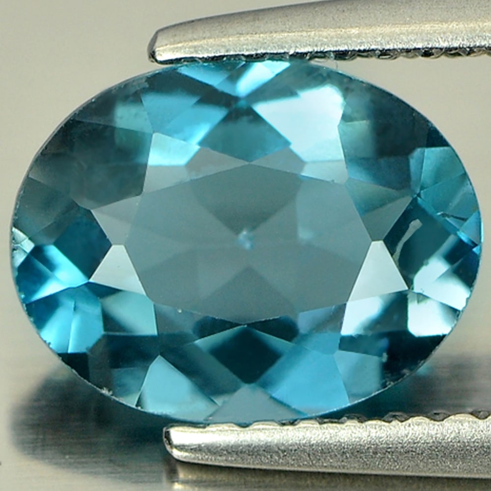 Natural London Blue Topaz 2.13 Ct. Oval Shape 9.3 x 7.2 Mm. Gemstone From Brazil: Product ID: 807156573 Product Name: Natural Blue Topaz Weight: 2.13 CT. Size: 9.3 x 7.2 x 4.3 MM. Shape: Oval Color: London Blue Clarity:VSI Luster: Good Gems Origin: Brazil Treatment: Treated Crystal