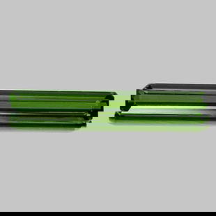 Natural Green Tourmaline 1.08 Ct. VVS Octagon Shape 17.2 x 2.7 Mm Gemstone From Nigeria: Product ID: 807247238 Product Name: Natural Tourmaline Weight: 1.08 CT. Size: 17.2 x 2.7 x 2.2 MM. Shape: Octagon Color: Green Clarity:VVS Luster: Good Gems Origin: Nigeria Treatment: Unheated Crystal