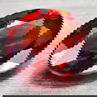 Natural Orange Red Spessartine Garnet 0.70 Ct. Oval Shape 6 x 5.2 Mm Gemstone From Madagascar: Product ID: 102906382 Product Name: Natural Spessartine Weight: 0.70 CT. Size: 6 X 5.2 X 2.6 MM. Shape: Oval Color: Orange Red Clarity:VSI Luster: Good Gems Origin: Madagascar Treatment: Unheated Crys