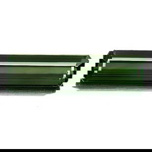 Natural Green Tourmaline 1.33 Ct. VVS Octagon Shape 14.7 x 3.3 Mm. Gemstone From Nigeria: Product ID: 807245354 Product Name: Natural Tourmaline Weight: 1.33 CT. Size: 14.7 x 3.3 x 2.6 MM. Shape: Octagon Color: Green Clarity:VVS Luster: Good Gems Origin: Nigeria Treatment: Unheated Crystal