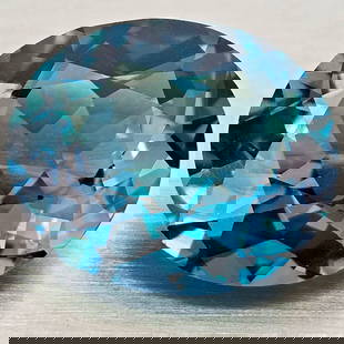 Natural London Blue Topaz 3.84 Ct. Oval Shape 11 x 9.11 Mm Gemstone From Brazil: Product ID: 807168423 Product Name: Natural Blue Topaz Weight: 3.84 CT. Size: 9.11 x 11 x 5.2 MM. Shape: Oval Color: London Blue Clarity:VVS - VSI Luster: Very Good Gems Origin: Brazil Treatment: Trea