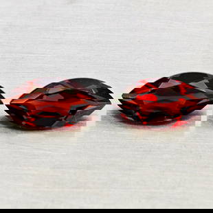 Natural Orangish Red Garnet 2.51 Ct. 2Pcs Marquise Shape 5 x 10 Mm Gemstones From Tanzania: Product ID: 802936982 Product Name: Natural Garnet Weight: 2.51 CT. Size: 5 x 10 x 3 MM. Shape: Marquise Shape Color: Orangish Red Clarity:VVS - VSI Luster: Good Gems Origin: Tanzania Treatment: Unhea