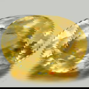 Natural Yellow Zircon 2.65 Ct. Oval Shape 8.9 x 6.2 Mm. Gemstone From Cambodia: Product ID: 807729350 Product Name: Natural Zircon Weight: 2.65 CT. Size: 8.9 x 6.2 x 4.5 MM. Shape: Oval Color: Yellow Clarity:VSI Luster: Very Good Gems Origin: Cambodia Treatment: Heated Crystal St