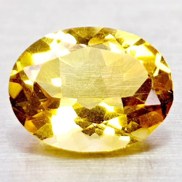 Natural Yellow Citrine 1.80 Ct. Clean Oval Shape 9.7 x 7.7 Mm. Gemstone From Brazil: Product ID: 801815060 Product Name: Natural Citrine Weight: 1.80 CT. Size: 9.7 x 7.7 x 4.5 MM. Shape: Oval Color: Yellow Clarity:IF Luster: Good Gems Origin: Brazil Treatment: Unheated Crystal Structu
