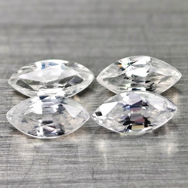 Natural White Color Zircon 1.78 Ct. Marquise Shape 6.2 x 3.1 Mm Gemstones From Cambodia: Product ID: 807743010 Product Name: Natural Zircon Weight: 1.78 CT. Size: 6.2 x 3.1 x 2.8 MM. Shape: Marquise Color: White Clarity:VSI Luster: Good Gems Origin: Cambodia Treatment: Heated Crystal Stru