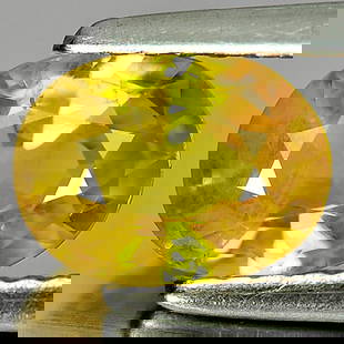 Natural Yellow Sapphire 1.46 Ct. Oval Shape 8.1 x 6.1 Mm Gemstone From Thailand: Product ID: 806153985 Product Name: Natural Yellow Sapphire Weight: 1.46 CT. Size: 8.1 x 6.1 x 3.5 MM. Shape: Oval Color: Yellow Clarity:VSI Luster: Very Good Gems Origin: Thailand Treatment: Heated C