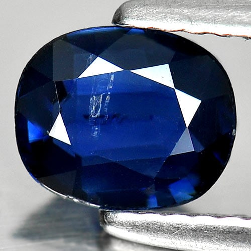 Natural Blue Sapphire 0.86 Ct. Oval Shape 6.9 x 5.8 Mm. Gemstone From Madagascar: Product ID: 806003502 Product Name: Natural Blue Sapphire Weight: 0.86 CT. Size: 6.9 x 5.8 x 2.3 MM. Shape: Oval Color: Blue Clarity:VSI Luster: Good Gems Origin: Madagascar Treatment: Heated Crystal 