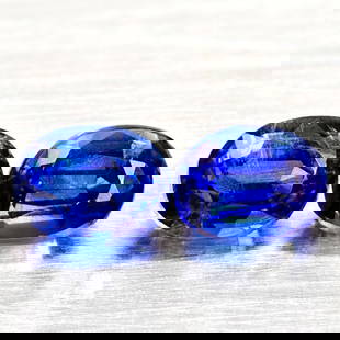 Natural Blue Kyanite 1.33 Ct. 2 Pcs Oval Shape Gemstones From Sri - Lanka: Product ID: 804204827 Product Name: Natural Kyanite Weight: 1.33 CT. Size: 5.3 x 4.1 x 3.7 to 5.1 x 4 x 3.4 MM. Shape: Oval Color: Blue Clarity:VSI - SI1 Luster: Good Gems Origin: Sri - Lanka Treatmen