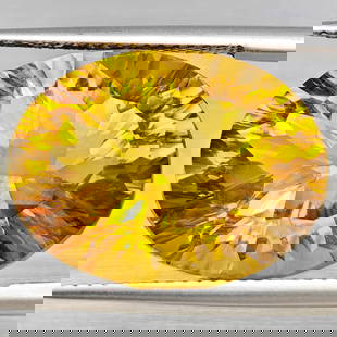 Natural Yellow Citrine 15.17 Ct. Clean Oval Concave Cut  19 x 14.5 Mm Gemstone From Brazil: Product ID: 801815410 Product Name: Natural Citrine Weight: 15.17 CT. Size: 19 x 14.5 x 10 MM. Shape: Oval Concave Color: Yellow Clarity:VSI Luster: Good Gems Origin: Brazil Treatment: Unheated Crysta