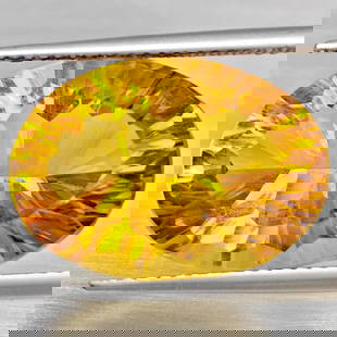Natural Yellow Citrine 12.31 Ct. Clean Oval Concave Cut 18.5 x 13 Mm Gemstone From Brazil: Product ID: 801815405 Product Name: Natural Citrine Weight: 12.31 CT. Size: 18.5 x 13 x 9 MM. Shape: Oval Concave Color: Yellow Clarity:VSI Luster: Good Gems Origin: Brazil Treatment: Unheated Crystal