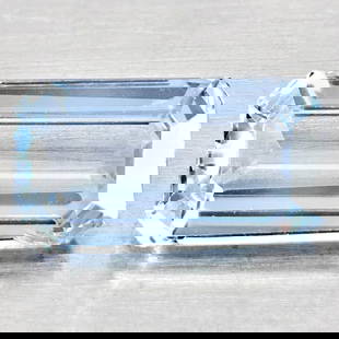 Natural Baby Blue Aquamarine 1.14 Ct. Octagon Shape 8.8 x 4.9 Mm Gemstones From Brazil: Product ID: 800812181 Product Name: Natural Aquamarine Weight: 1.14 CT. Size: 8.8 x 4.9 x 3.2 MM. Shape: Octagon Shape Color: Baby Blue Clarity:VSI - SI1 Luster: Good Gems Origin: Brazil Treatment: Un