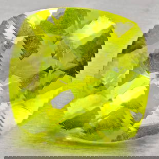 Natural Green Peridot 1.31 Ct. Cushion Shape 7 Mm Gemstone From Pakistan: Product ID: 805317232 Product Name: Natural Peridot Weight: 1.31 CT. Size: 7 x 7 x 3.9 MM. Shape: Cushion Shape Color: Green Clarity:VSI - SI1 Luster: Good Gems Origin: Pakistan Treatment: Unheated Cr