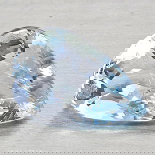 Natural Light Blue Aquamarine 1.01 Ct. Pear Shape 8.9 x 5.9 Mm Gemstone From Brazil: Product ID: 800812129 Product Name: Natural Aquamarine Weight: 1.01 CT. Size: 8.9 x 5.9 x 3.9 MM. Shape: Pear Shape Color: Light Blue Clarity:VSI - SI1 Luster: Good Gems Origin: Brazil Treatment: Unhe
