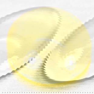 Natural Yellow Lemon Quartz 4.93 Ct. Oval Cabochon Shape 11.4 x 12.2 Mm Gemstone From Brazil: Product ID: 805530012 Product Name: Natural Quartz Weight: 4.93 CT. Size: 11.4 x 12.2 x 5.3 MM. Shape: Oval Cabochon Color: Yellow Lemon Clarity:Semi - Transparent Luster: Good Gems Origin: Brazil Tre