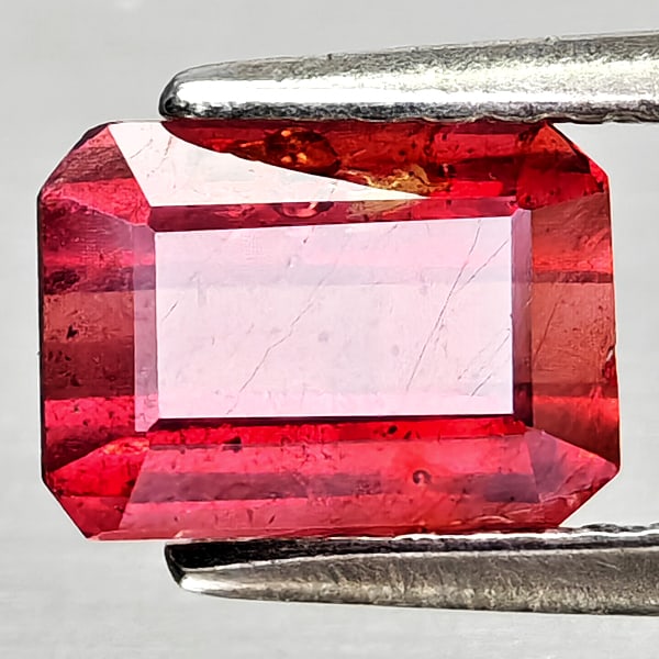 Natural Purplish Red Ruby 1.53 Ct. Octagon Shape 7 x 5 Mm Gemstone From Madagascar (1 of 3)