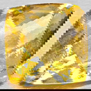 Natural Yellow Citrine 2.10 Ct. Cushion Checkerboard Cut 8.2 x 8.2 Mm Gemstone from Brazil: Product ID: 801815295 Product Name: Natural Citrine Weight: 2.10 CT. Size: 8.2 x 8.2 x 5.1 MM. Shape: Cushion Checkerboard Cut Color: Yellow Clarity:VVS - VSI Luster: Good Gems Origin: Brazil Treatmen
