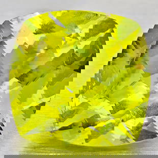 Natural Green Peridot 1.59 Ct. Cushion Shape 7.1 Mm Gemstone From Pakistan: Product ID: 805317227 Product Name: Natural Peridot Weight: 1.59 CT. Size: 7.1 x 7.1 x 4.4 MM. Shape: Cushion Shape Color: Green Clarity:VSI - SI1 Luster: Good Gems Origin: Pakistan Treatment: Unheate